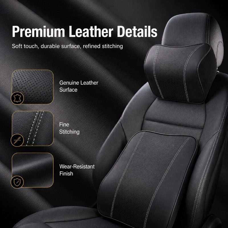 Memory Foam Car Neck Pillow Lu - Memory Foam Car Neck Pillow Lumbar Support review and price
