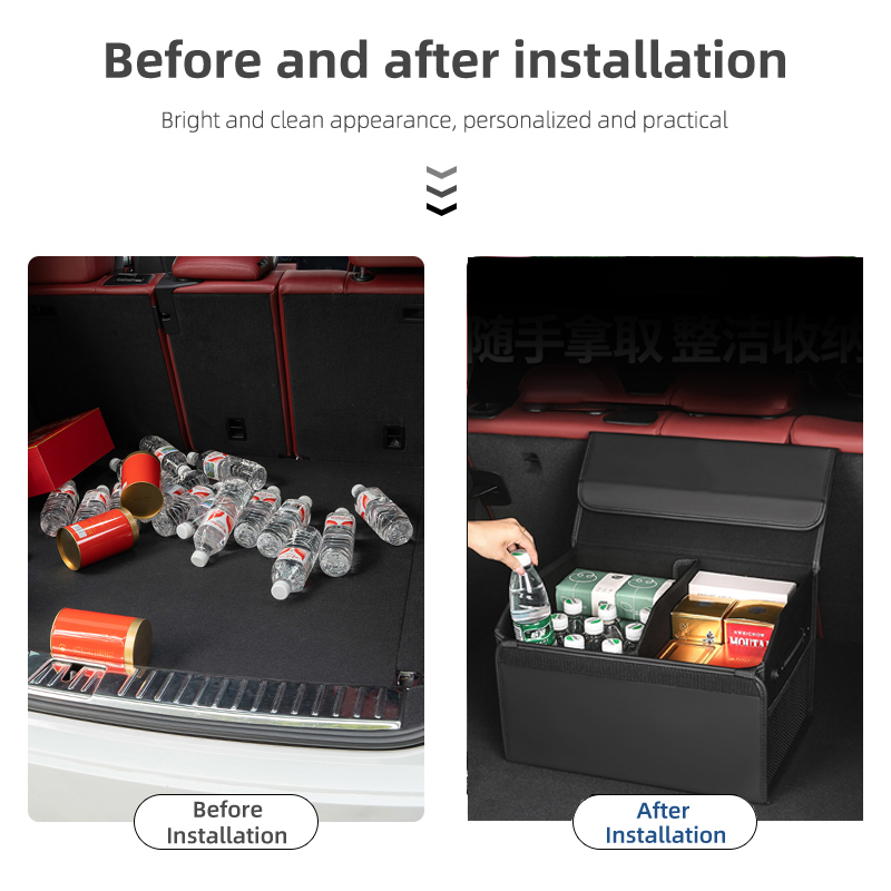 For Porsche Cayenne Macan Pana - Car Trunk Organizer Foldable Storage Box review and price