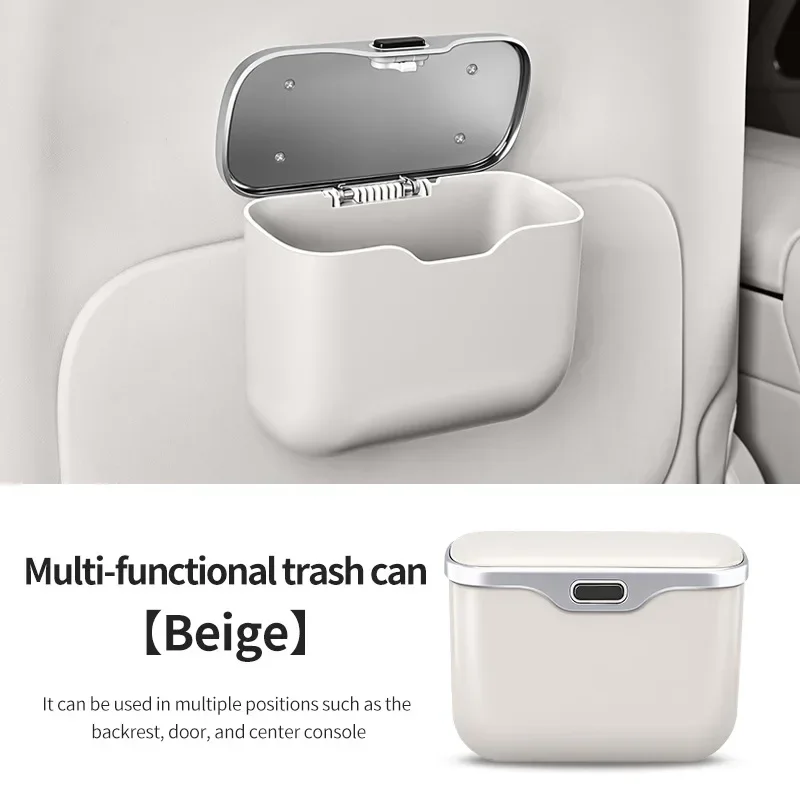 Car Trash Can Portable Hanging - Waterproof Car Trash Can With Lid review and price