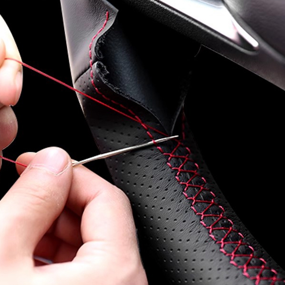 Hand Sewing Anti-Slip Car Stee - Car Steering Wheel Cover Anti Slip Breathable review and price