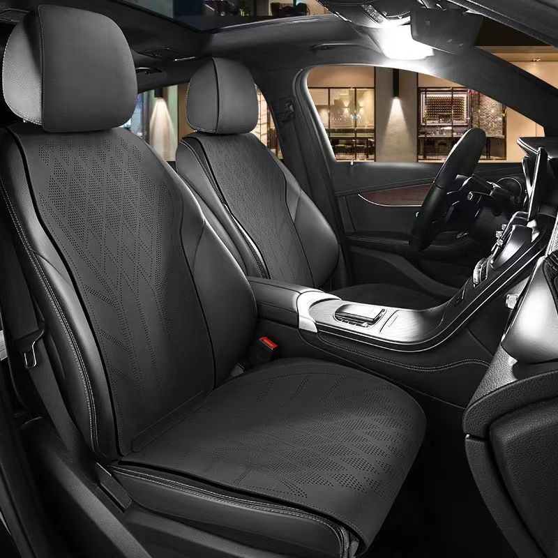 Suede Leather Car Seat Cover 5 - Leather Car Seat Covers Full Set Universal review and price