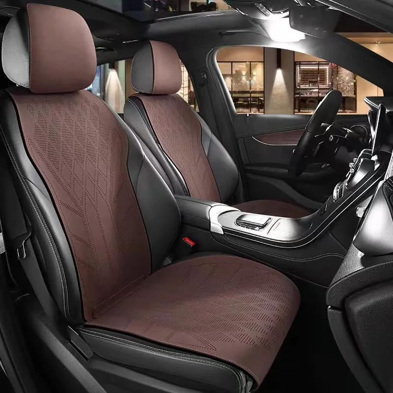 Suede Leather Car Seat Cover 5 - Leather Car Seat Covers Full Set Universal review and price