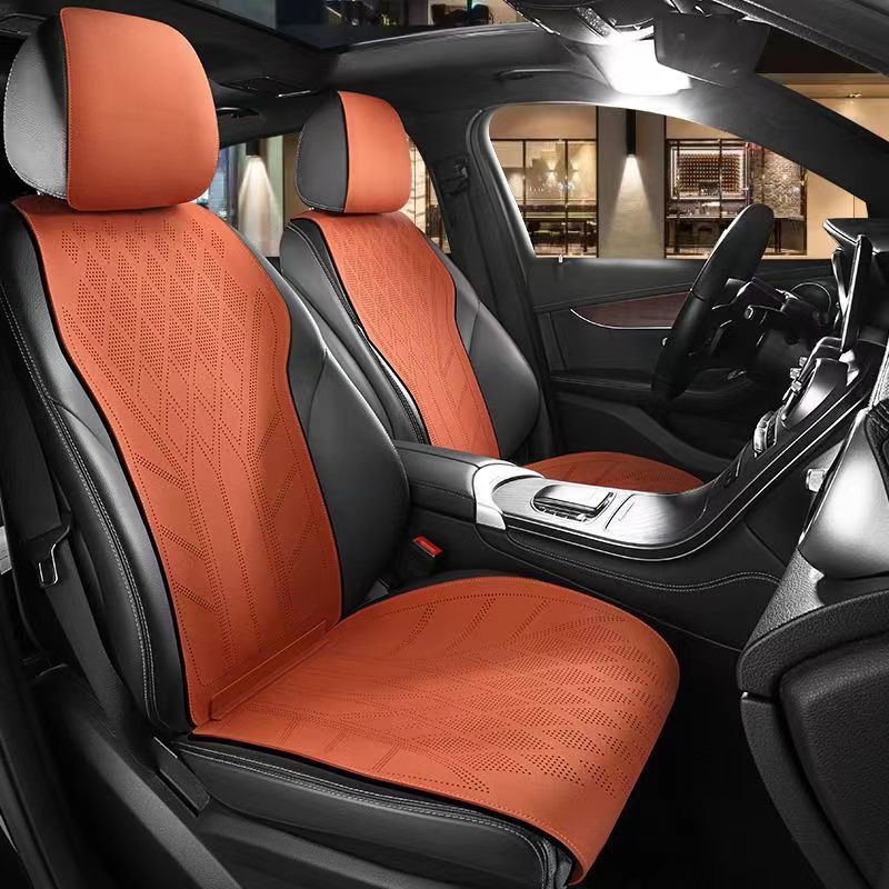 Suede Leather Car Seat Cover 5 - Leather Car Seat Covers Full Set Universal review and price
