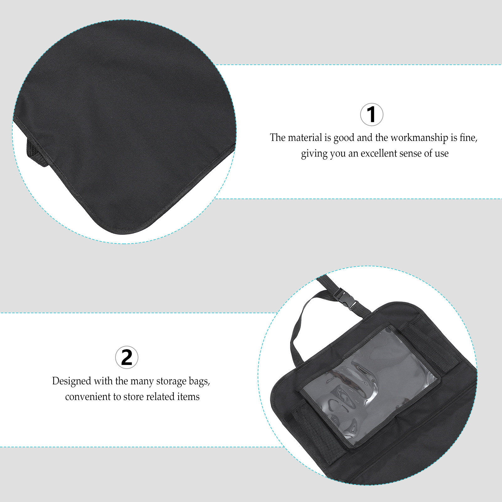Car Seat Back Storage Bag Prem - Car Trunk Organizer Foldable Storage Box review and price