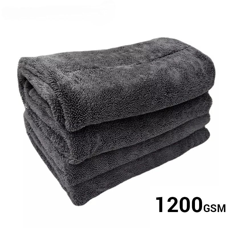 1200GSM Car Wash Towel Microfi - Microfiber Car Drying Towel Super Absorbent review and price
