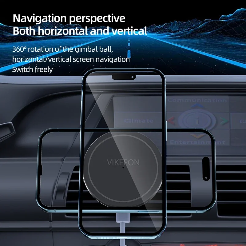 Car Air Outlet Wireless Charge - Magnetic Phone Holder For Car Vent review and price