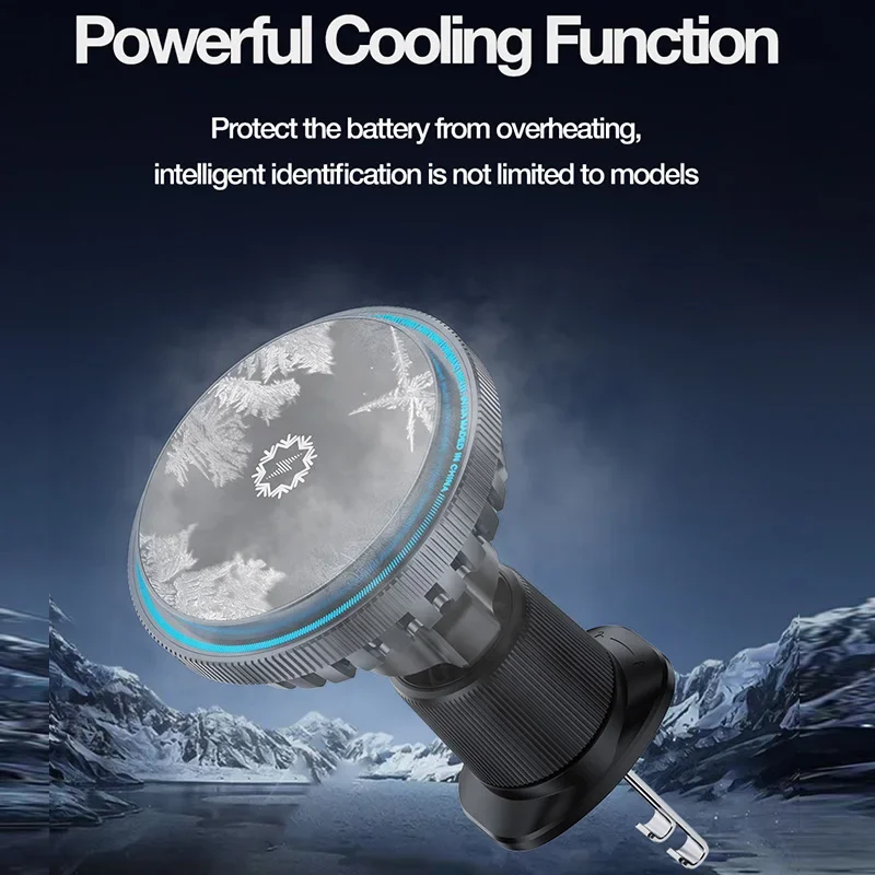 Ice Cooling Magnetic Car Wirel - Wireless Car Charger Mount Fast Charging review and price