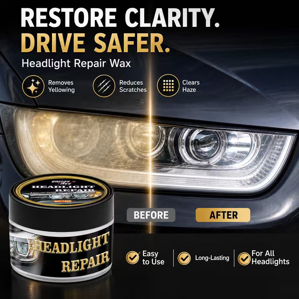 Car Headlight Repair Wax Polis - Car Scratch Repair Polishing Wax Paste review and price